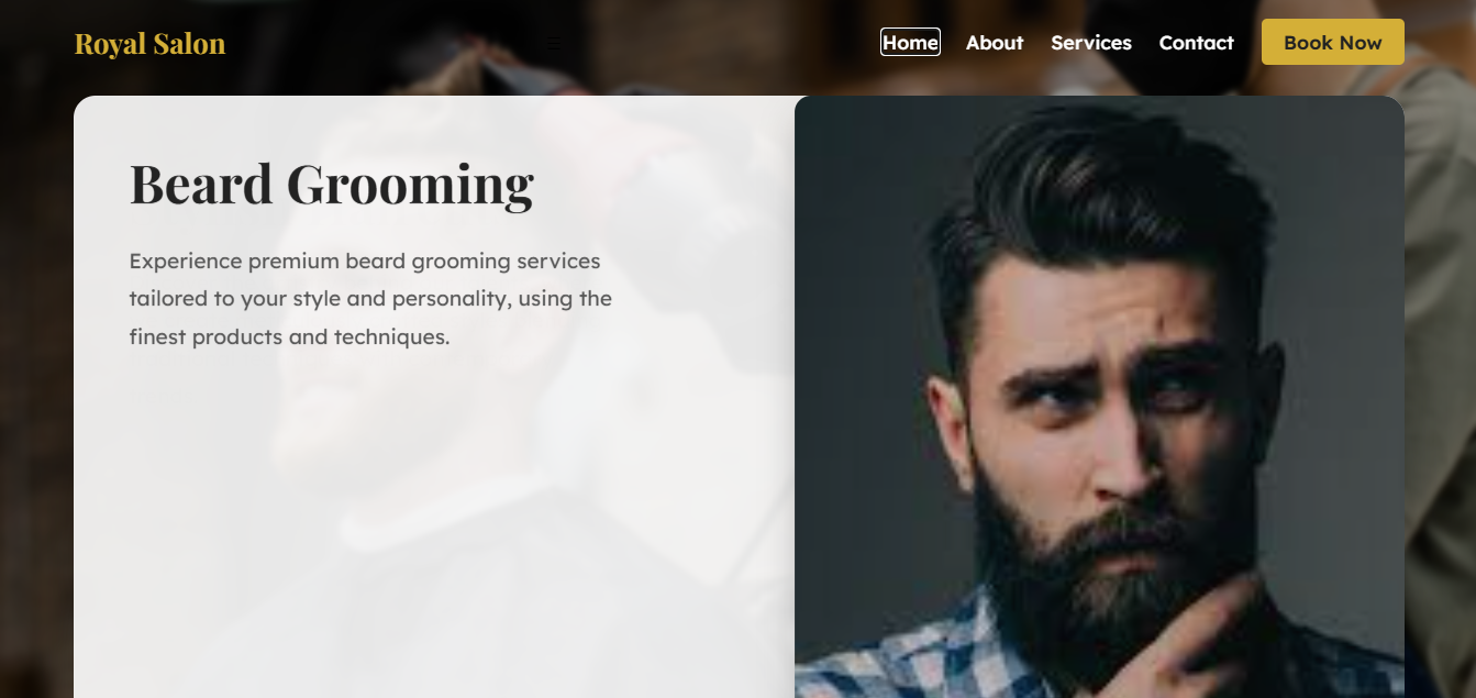 Salon & Beauty Spa Website Template