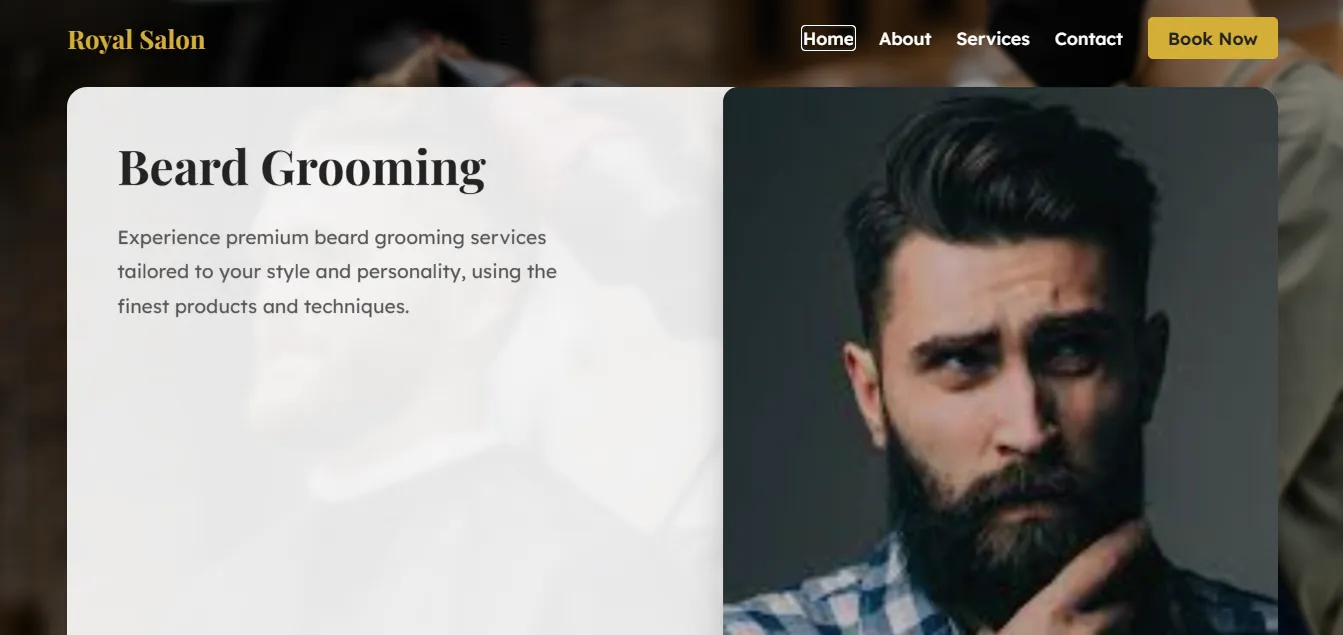Salon & Beauty Spa Website Template