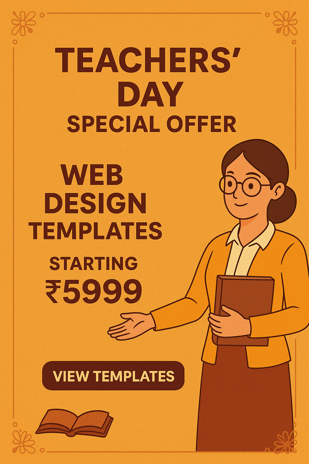 Teachers’ Day Web Design Offer Tamil Nadu 2025