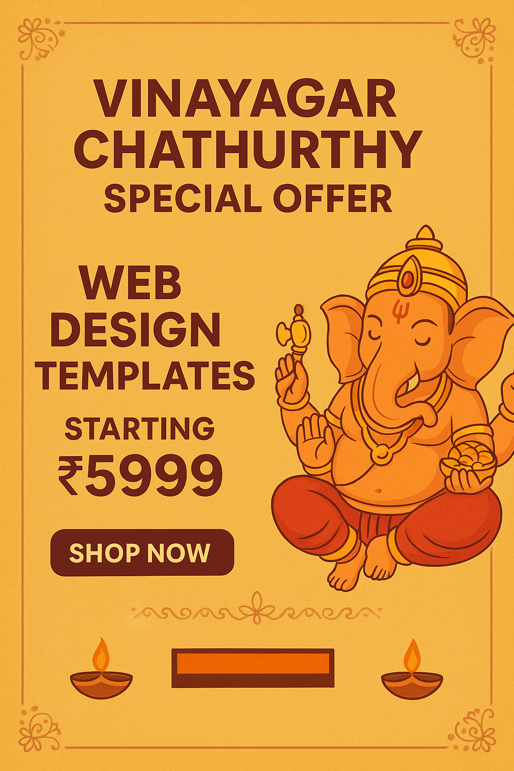 Vinayagar Chaturthi Web Design Offer – Limited 48H Deal