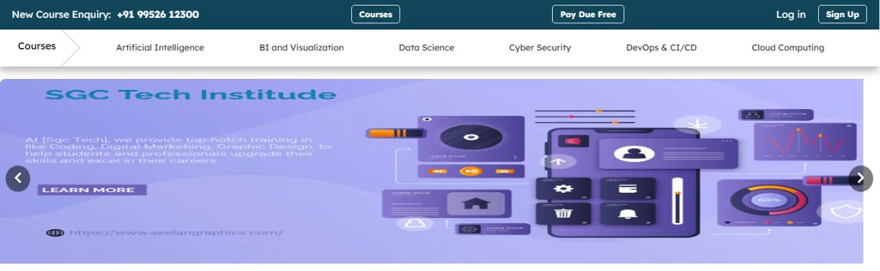 Educational Institution & Tuition Centre Website